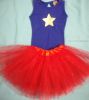 Kids Costumes to Hire - Capt America dress & red tutu - GIRL